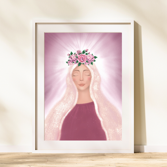 Vierge Marie reine des anges gardiens